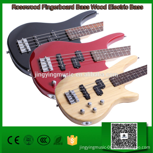 Rosewood Fingerboard Bass Wood Electric Bass